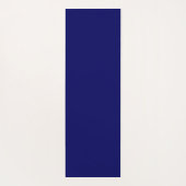 ネイビーブルーの白い星模様 ヨガマット (裏面)