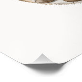 ネイビーブルーの赤ちゃんクマ ポスター (コーナー)