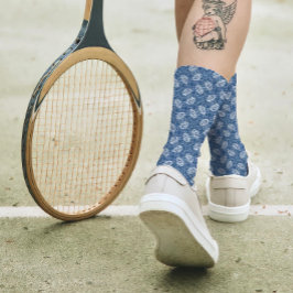 ネイビーブルーアイ不気味パターカッコいいンとおもしろい不気味 ソックス