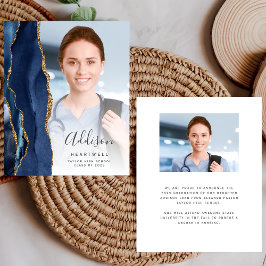 ネイビーブルーアガテ写真2025卒業発表