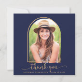 ネイビーブルーアーチ写真卒業 (正面)