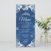 ネイビーブルーウィンタースノーフレークミンス メニュー (スタンド正面)