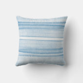 ネイビーブルーウォーターカラーグラデーション装飾用クッション クッション (裏面)