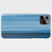 ネイビーブルーウォーターグラデーションカラーiPhoneケースiPhone 11Pr iPhoneケース (裏面横)