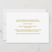 ネイビーブルーオステオパシー医学部卒業 案内状 (裏面)