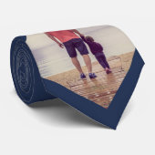 ネイビーブルーカスタムの写真 ネクタイ (ロール)