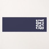 ネイビーブルーカスタムロゴ販売促進事業 ヨガマット (正面(横))