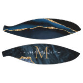 ネイビーブルーカスタム金ゴールドレター名バスケットボール バスケットボール (パネル)