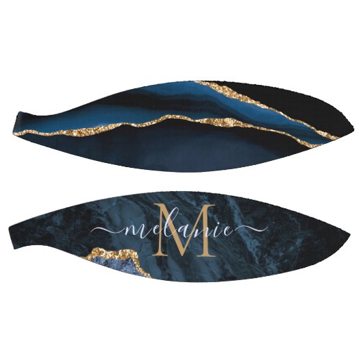 ネイビーブルーカスタム金ゴールドレター名バスケットボール バスケットボール (パネル)