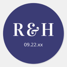 ネイビーブルーカップルイニシャル