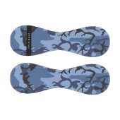 ネイビーブルーカモフラージュあなたの名前をパーソナライズ 野球ボール (パネル)