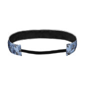 ネイビーブルーカモフラージュ、軍隊、陸軍 アスレチックヘッドバンド (裏面)