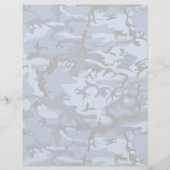 ネイビーブルーカモフラージュ、軍隊、陸軍 チラシ (正面)