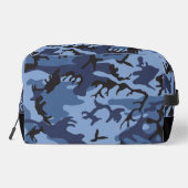 ネイビーブルーカモフラージュ、軍隊、陸軍 ドップキット (裏面)