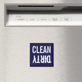 ネイビーブルークリーン汚れ食洗機キッチンマグネット マグネット (インサイチュ (食洗機))