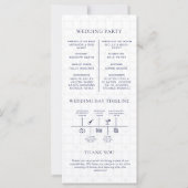 ネイビーブルークルーズ結婚旅行式典 (裏面)