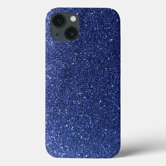 ネイビーブルーグラデーショングリッタースパモダンークルズグガーリーラム Case-Mate iPhoneケース (裏面)