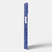 ネイビーブルーグラデーショングリッタースパモダンークルズグガーリーラム Case-Mate iPhoneケース (裏面 / 右)