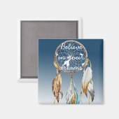 ネイビーブルーグラデーションドリーム捕手 マグネット (正面/裏面)