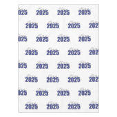 ネイビーブルーグリッタークラス2025 テーブルクロス (正面)