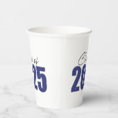 ネイビーブルーグリッタークラス2025 紙コップ (右)