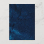 ネイビーブルーグリッタースタリーナイト結婚ズ詳細 エンクロージャーカード (裏面)