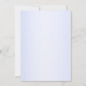 ネイビーブルーグリッタースパークルバルーン子供の誕生日 招待状 (裏面)