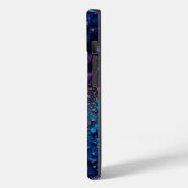 ネイビーブルーグリッターiPhoneメイトのタフケース Case-Mate iPhoneケース (裏面 / 左)