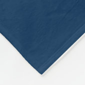 ネイビーブルーグリーンスポーツジャージストライプーの名前番号 フリースブランケット (角)