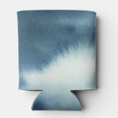 ネイビーブルーグロームスマンのカスタムウェディング 缶クーラー (裏面)