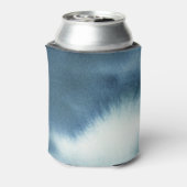 ネイビーブルーグロームスマンのカスタムウェディング 缶クーラー (缶裏面)