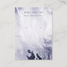 ネイビーブルーゲート大理石ネックレスイヤリングディスプレイ