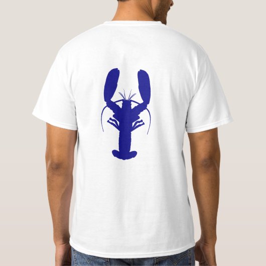 ネイビーブルーコーストロブスター Tシャツ (裏面)