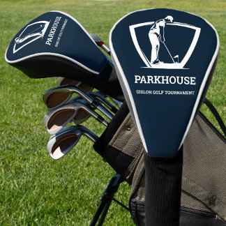 ネイビーブルーゴルファー名大会開催 ゴルフヘッドカバー