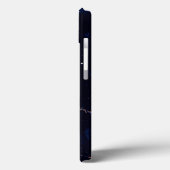ネイビーブルーゴールデンマーブル Case-Mate iPhoneケース (裏面 / 左)
