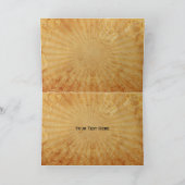 ネイビーブルーサイコロヴィンテージベガスありがとう サンキューカード (内部)