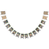 ネイビーブルーサファリワイルドワン1日の誕生日の毎月のポー バンティングフラッグ (全)