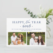 ネイビーブルーシック2023ハッピーニューイヤー2写真 シーズンカード (スタンド正面)