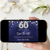 ネイビーブルーシルバースターズ60歳の誕生日 セーブザデート