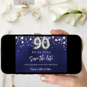 ネイビーブルーシルバースターズ90歳の誕生日 セーブザデート