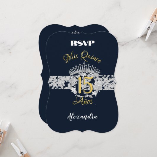 ネイビーブルーシルバーバラ蝶キンセアニェラ (正面/裏面インサイチュ)