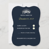 ネイビーブルーシルバーバラ蝶キンセアニェラ (裏面)