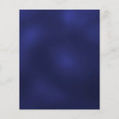 ネイビーブルーシルバーフォト70th birthday invitation (裏面)