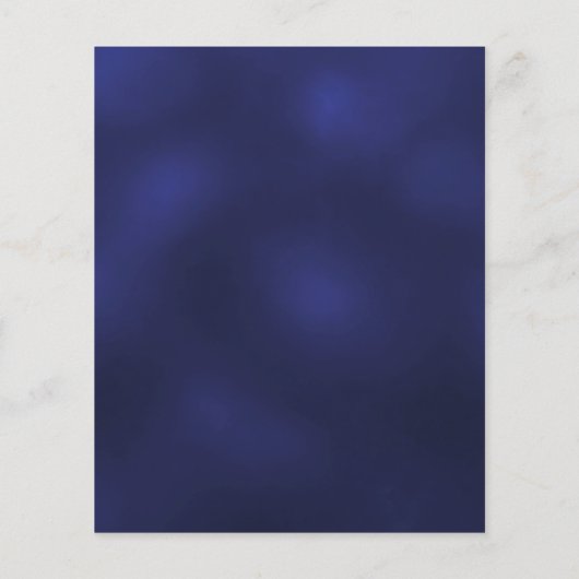 ネイビーブルーシルバーボーブルクリスマスパーティの招待状 (裏面)