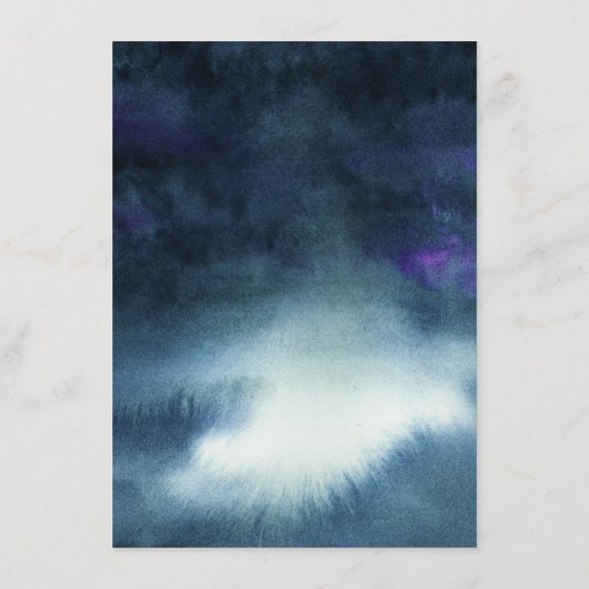 ネイビーブルーシルバー結婚ズ詳細 エンクロージャーカード (裏面)