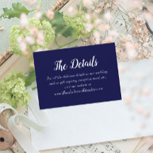 ネイビーブルーシンプルスタイル結婚ズ詳細