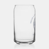 ネイビーブルーシーシェル ガラス缶 (右)