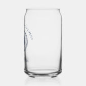 ネイビーブルーシーシェル ガラス缶 (左)