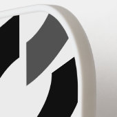 ネイビーブルーシームレスパターン | モノグラモダンム ピックルボールラケット (左詳細)