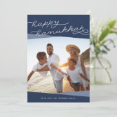 ネイビーブルージオスクリプト |ハヌカー写真 シーズンカード (スタンド正面)